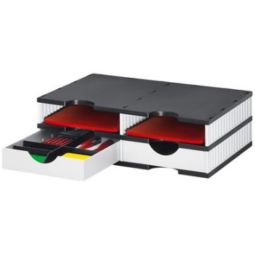 styro Station de classement styrodoc duo, 4 compartiments,