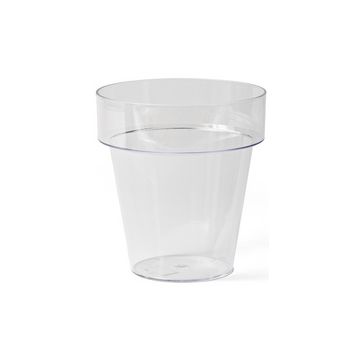 tera Pot de fleurs "Porto 16", transparent