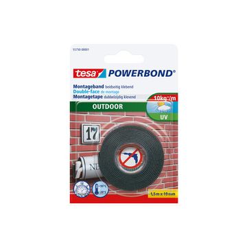 tesa Adhésif de montage Powerbond OUTDOOR, 19 mm x 5 m