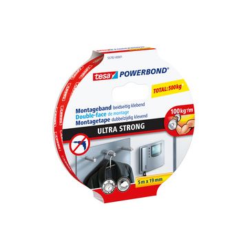 tesa Adhésif double face de montage Powerbond Ultra Strong