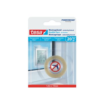 tesa Adhésif double face de montage Powerbond pour verre