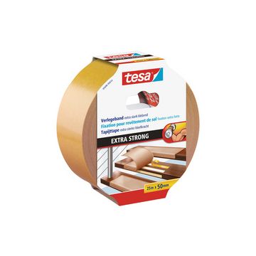 tesa Adhésif extra fort pour revêtement de sol, 50 mm x 10 m