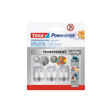 tesa Crochet Powerstrips WIRED HOOK SMALL, transparent tesa Crochet Powerstrips WIRED HOOK SMALL, transparent