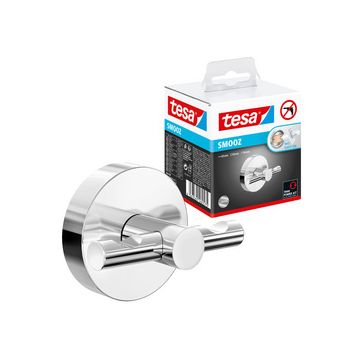 tesa Crochet double pour serviette SMOOZ, chromé