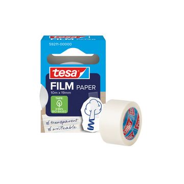 tesa Film PAPER, transparent, 19 mm x 10 m