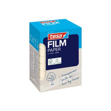 tesa Film PAPER, transparent, 19 mm x 66 m, Office Box