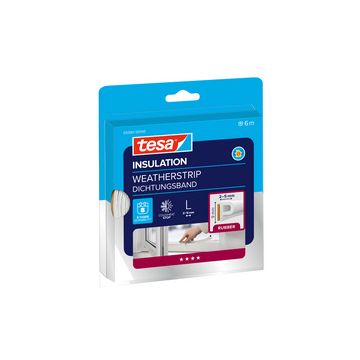 tesa INSULATION Ruban de calfeutrage L, 9 mm x 6 m, blanc