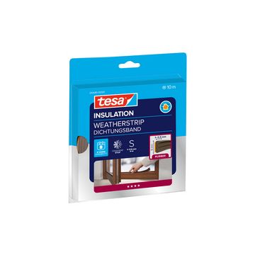 tesa INSULATION Ruban de calfeutrage S, 9 mm x 6 m, marron