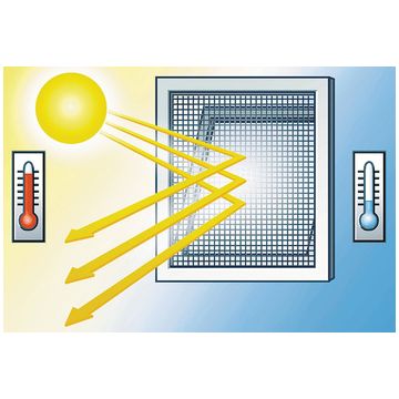 tesa Moustiquaire avec protection solaire pour fenêtre