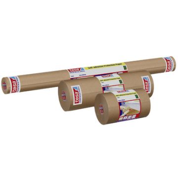 tesa Papier de protection, autocollant, 300mm x 50m, marron