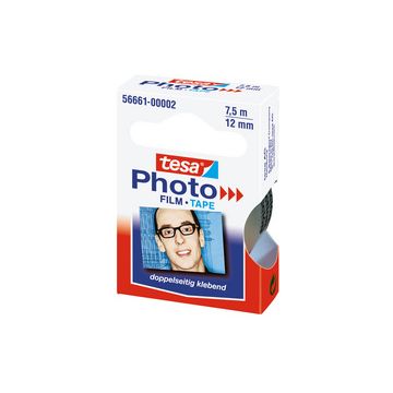 tesa Photo Film, 12 mm x 7,5 m, transparent, paquet recharge