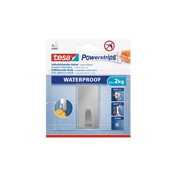 tesa Powerstrips Crochet ZOOM WATERPROOF Large, métal