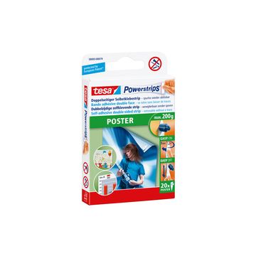 tesa Powerstrips POSTER, maintien maximal 0,2 kg