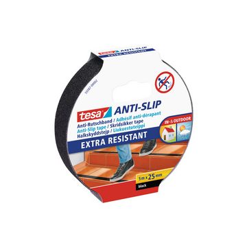 tesa Ruban adhésif anti-dérapant, 50 mm x 5,0 m, noir