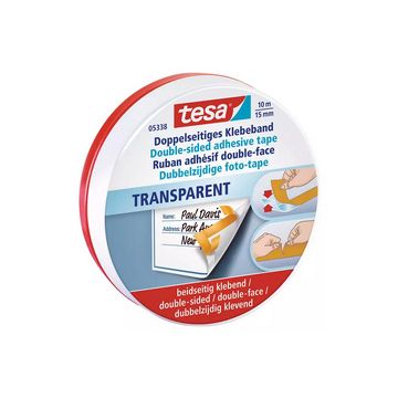 tesa Ruban adhésif de bricolage double face, 15 mm x 10 m