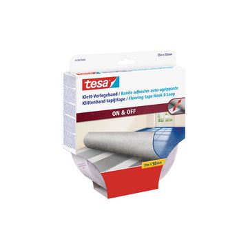 tesa Ruban adhésif pour tapis, auto-agrippant, 50 mm x 25 m