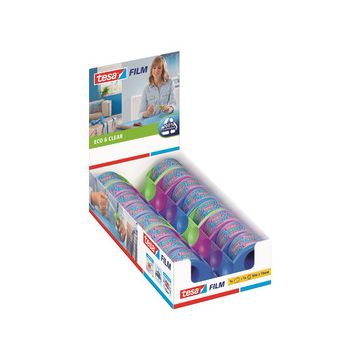 tesa ecoLogo Mini dévidoir avec ruban adhésif tesa Eco&Clear x16