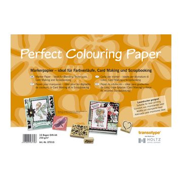 transotype Papier A3 pour marqueurs, 250 g/m2, 10 feuilles