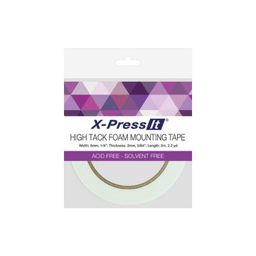 transotype Ruban de mousse auto-adhésif X-Press, 6 mm x 2 m