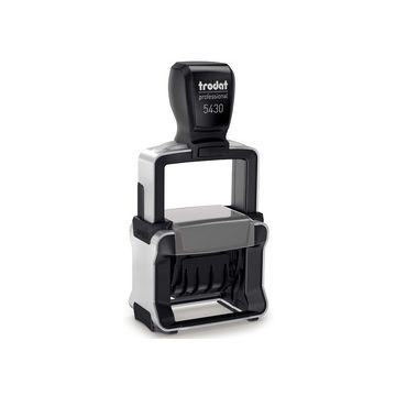 trodat Datumstempel Professional 4.0 5430L, blau/rot