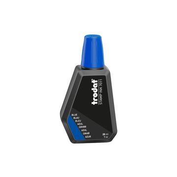 trodat Encre pour tampon encreur "7011", 28 ml, bleu