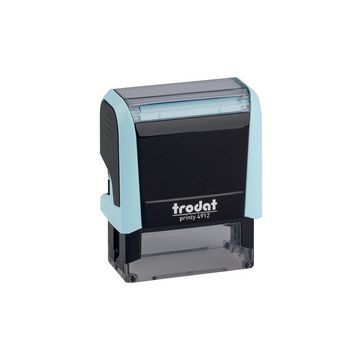 trodat Tampon automatique à texte Printy 4912 4.0, bleu