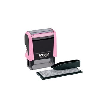 trodat Textstempel-Set Printy 4911 Typomatic, pastell-rosa