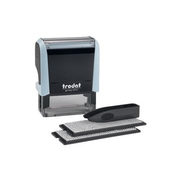 trodat Textstempel-Set Printy 4912 Typomatic, pastell-blau