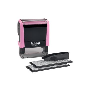 trodat Textstempel-Set Printy 4912 Typomatic, pastell-rosa