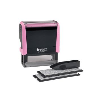 trodat Textstempel-Set Printy 4913 Typomatic, pastell-rosa