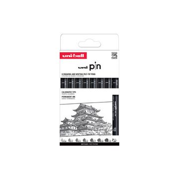 uni-ball Feutre technique PIN ASP010, set de 8