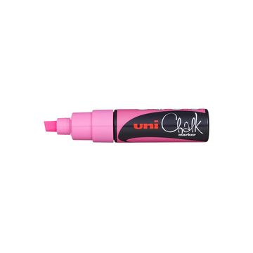 uni-ball Marqueur craie Chalk marker PWE8K, rose fluo