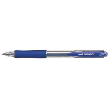 uni-ball Stylo bille rétractable Laknock, extra large, bleu