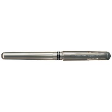 uni-ball Stylo roller à encre gel SIGNO broad UM153, argent