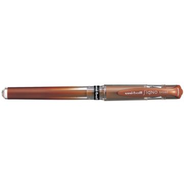 uni-ball Stylo roller à encre gel SIGNO broad UM153, bronze