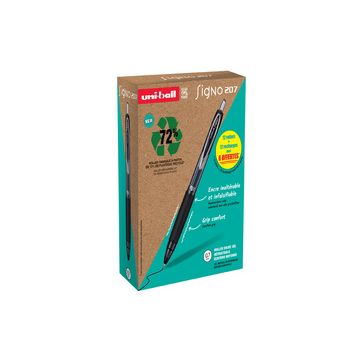 uni-ball Stylo roller encre gel SIGNO 207E, VALUE PACK, noir