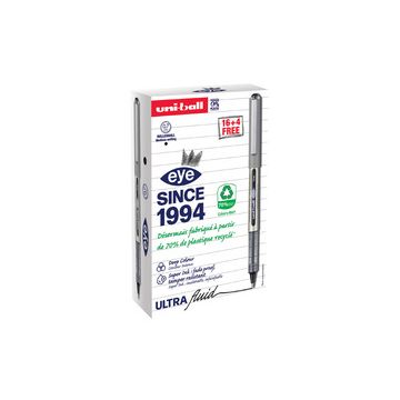 uni-ball Stylo roller eye fine UB157E, VALUE PACK, noir