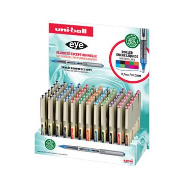uni-ball Stylo roller eye fine UB157E, présentoir de 120