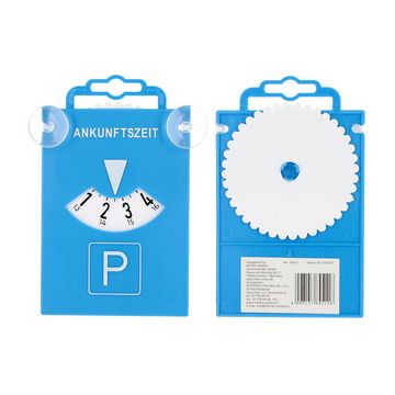 uniTEC Disque de stationnement avec ventouses, bleu