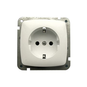 uniTEC Schutzkontakt-Steckdose "ROMA", polarweiß