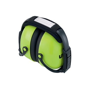 uvex Coquille anti-bruit K2, pliable, vert fluo